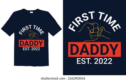Dad's t-shirt design, vectors, poster or print-ready t-shirt, father's simple vector, illustration, and father's day design Happy father's day. Dad's t-shirt vector.