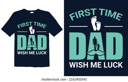 Dad's t-shirt design, vectors, poster or print-ready t-shirt, father's simple vector, illustration, and father's day design Happy father's day. Dad's t-shirt vector.