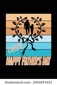 dady happy father day t-shirt design