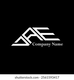 DAE logo design, DAE simple and modern logo. DAE luxurious alphabet design  