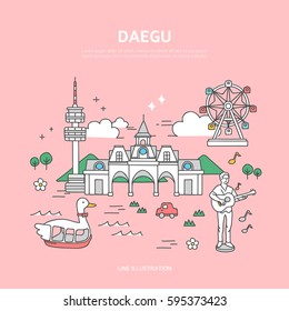 Daegu line layer set