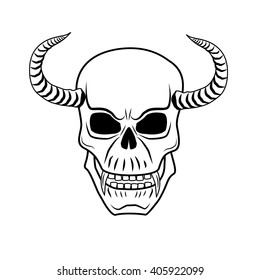 Daemon skull