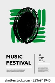 Daf, Dayere, Riq, dafli, dap. Music festival poster. Percussion musical instruments. Competition. A set of vector illustrations. Minimalistic design. Banner, flyer, cover, print.