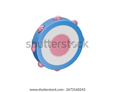  Daf instrument icon 3d illustration render