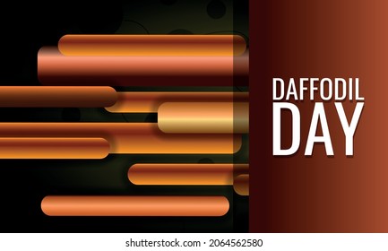 Daffodil Day. Design suitable for greeting card poster and banner