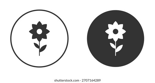 Daffodil ícone de flor para design de site, logotipo para web e apps.