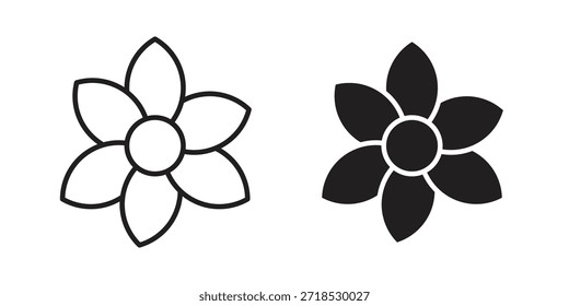 Concepto de icono de narciso para infografía, Sitio web o App.