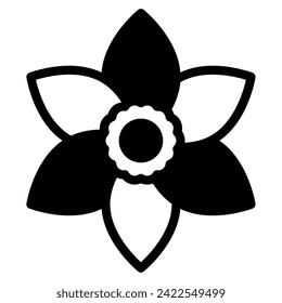 Daffodil Icon Spring, for uiux, web, app, infographic, etc