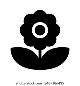 Daffodil Icon Vector Symbol Design Illustration