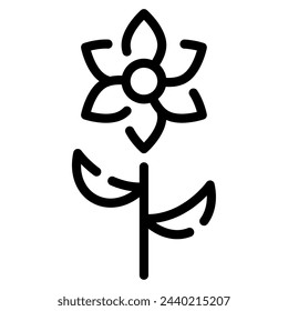 Icono de narciso para web, aplicación, infografía, etc