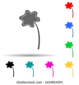 icono de estilo de varios colores de daffodil. Glifo simple, vector plano de las plantas iconos para ui y ux, sitio web o aplicación móvil