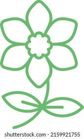Daffodil vector icon. Can be used for printing, mobile and web applications.
