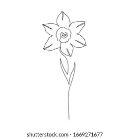 Daffodil Tattoo Images, Stock Photos & Vectors | Shutterstock