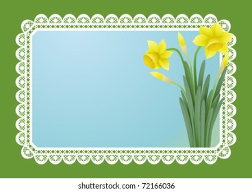 Daffodils invitation cards