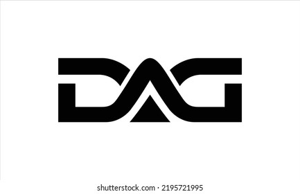 DAG logo design vector icon