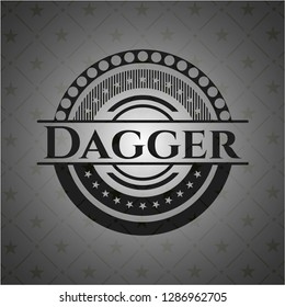 Dagger black emblem. Vintage.