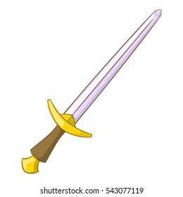 Dagger icon. Cartoon illustration of dagger vector icon for web design