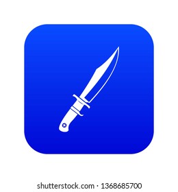 Dagger icon digital blue for any design isolated on white vector illustration