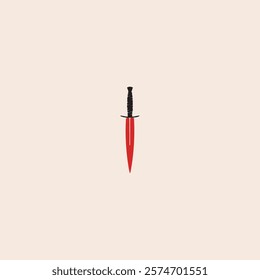 
DAGGER icon flat vector design.