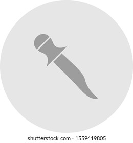 Dagger icon isolated on background
