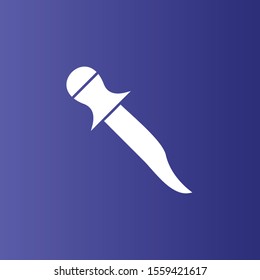 Dagger icon isolated on background
