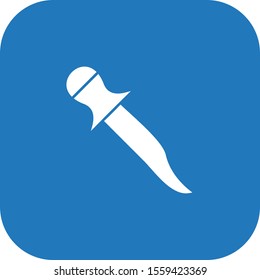 Dagger icon isolated on background
