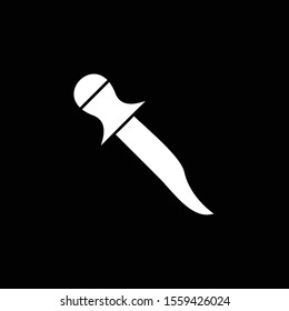 Dagger icon isolated on background
