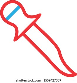 Dagger icon isolated on background
