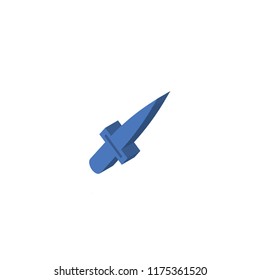 Dagger isometric left top view 3D icon