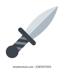 Dagger knife icon vector. Illustration design dagger knife.