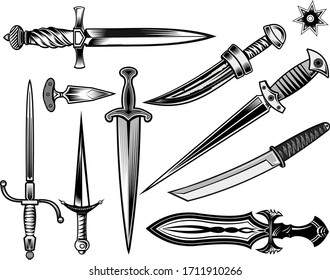 Daggermesser und taktische Messer
