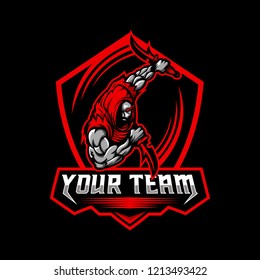 Dagger Man E Sports Team Amazing Design For Your Company Or Brand