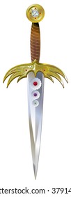 Dagger with precious stones