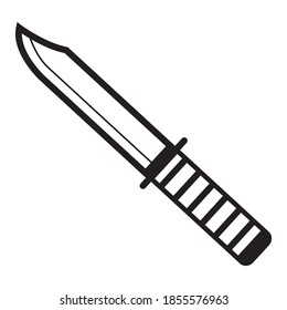 dagger sketch vector illustration,isolated on white background,sword top view
