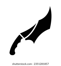 Dagger Vector Glyph Icon For Personal And Commercial Use.
