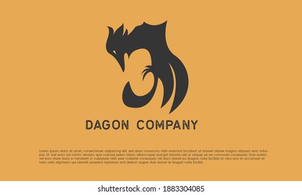 dagon simple logo icon company