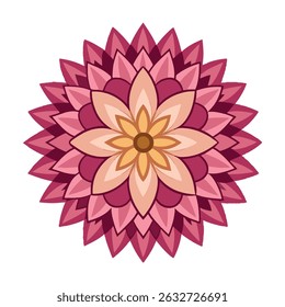 Dahlia Flower Icon Vector Logo Illustration Or Dahlia Flower Silhouette Vector. cool dahlia flower icon logo illustration with simple design style