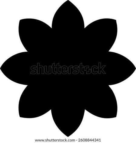 Dahlia Flower Outline Showcasing Its Complex Petals Vector Silhouette Design