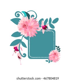 Dahlia invitation