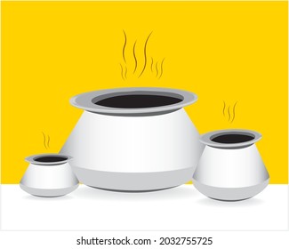 Daigh Vector Design and Asian Large Pot for Cooking or Asian Pot