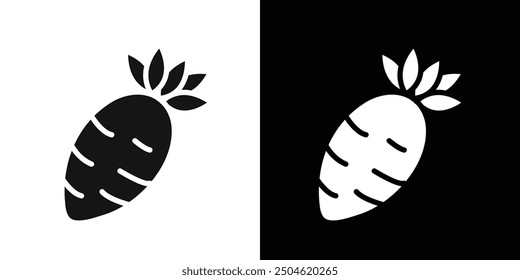 daikon icon Symbol mark in filled style