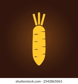 Daikon trendy artwork charming abstract vector illustration colorful practical design.eps