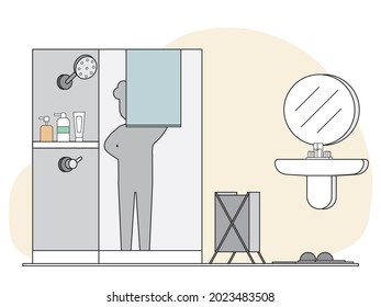 Daily activity for business, vector