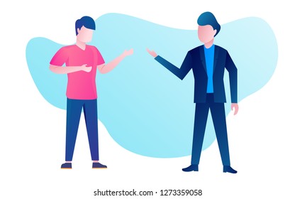 daily activity a man with the businessman vector flat design style for landing page website