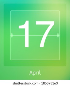 Daily Calendar 2014 - April 17 