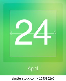 Daily Calendar 2014 - April 24 