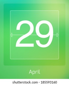 Daily Calendar 2014 - April 29 