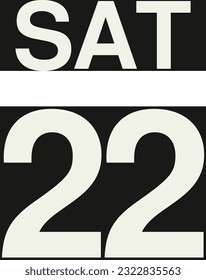 Daily calendar on black background vector.
