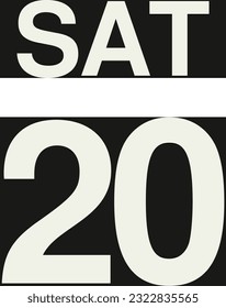 Daily calendar on black background vector.