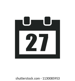 daily calendar vector icon